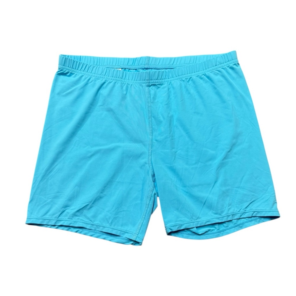 Lilly Pulitzer Luxletic Shorts Blue Athletic Biker Shorts Size Medium